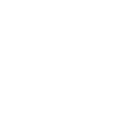 linkedin app white icon